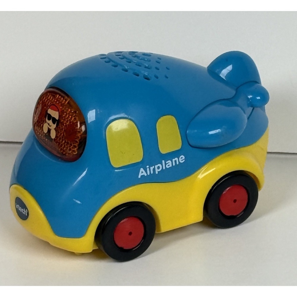 Vtech Go! Go! Smart Wheels Alex The Airplane Blue Toy TESTED